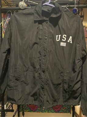 IJOAH Women’s USA Button-up Athletic Jacket Size Small